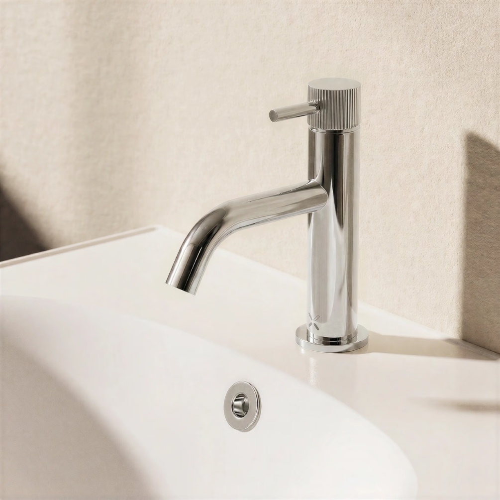 Crosswater MPRO Flute Chrome Monobloc Basin Tap Lifestyle