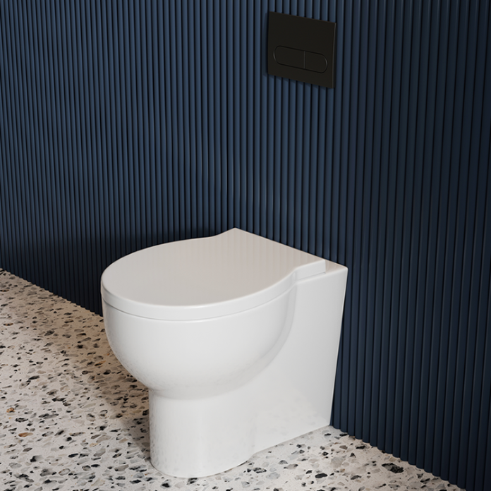 Photo of Britton Bathrooms Trim Back to Wall WC & Soft Close Seat Lifestyle image