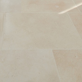 image of distressed finish bathroom tiles - ca pietra bergamo limestone distressed bathroom tile