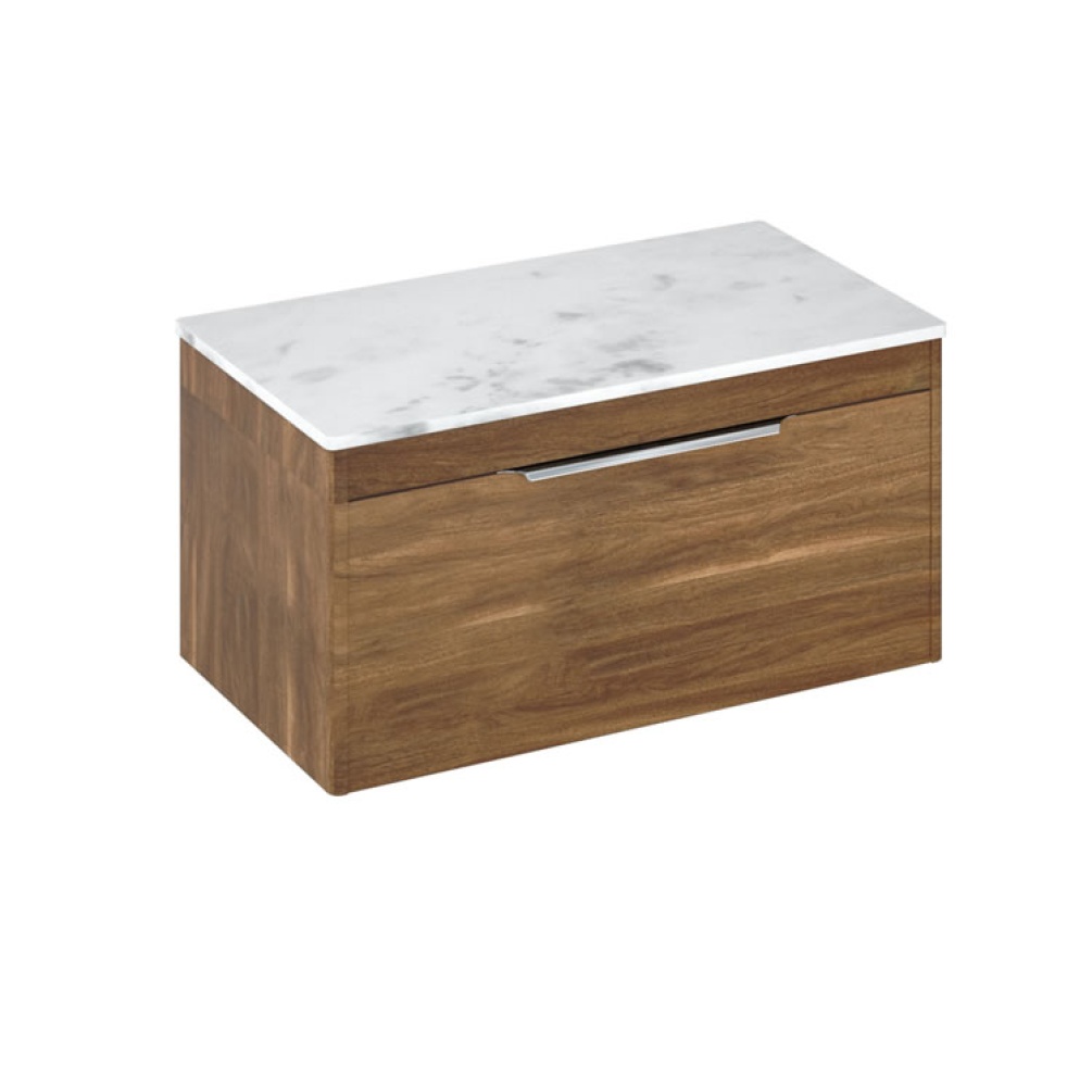 Photo of Britton Bathrooms Shoreditch 850mm Caramel Single Drawer Unit & Worktop