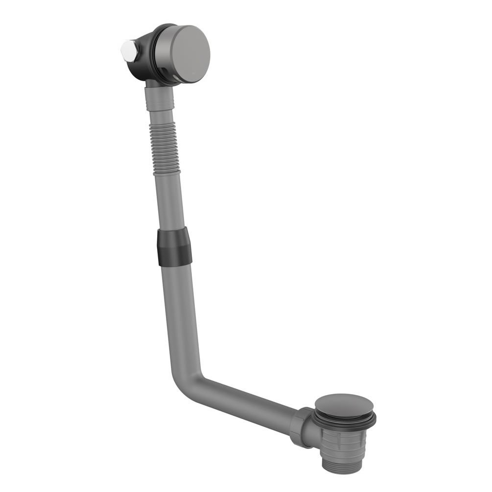 Vado Cameo Pewter Bath Filler Waste + Overflow