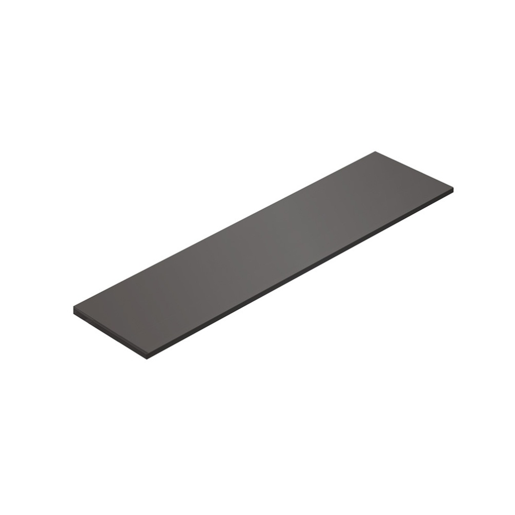 Origins Living Pier 500mm Black Shelf cut out without brackets