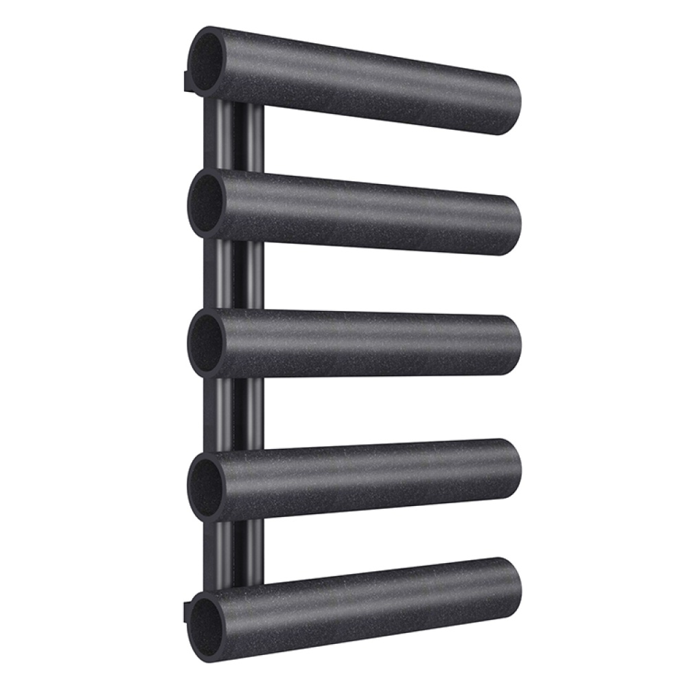 Product cut out image of the Radox Cannon 800mm x 500mm Black Pearl Electric Radiator