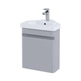 Photo Of RAK Resort Mushroom 450mm Corner Cloakroom Vanity Unit