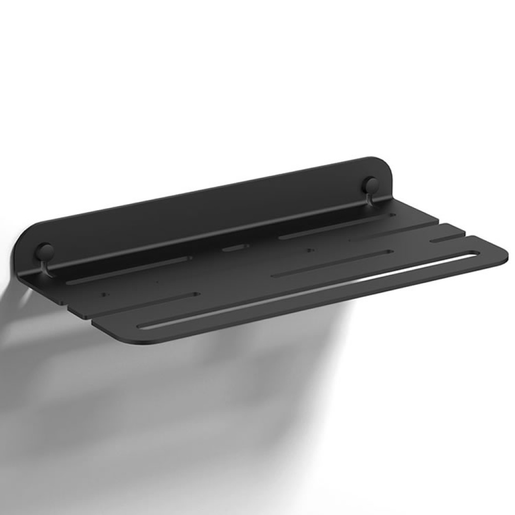 Product Lifestyle Image of Origins Living Sonia Quick Black Open Shower Shelf - 185290
