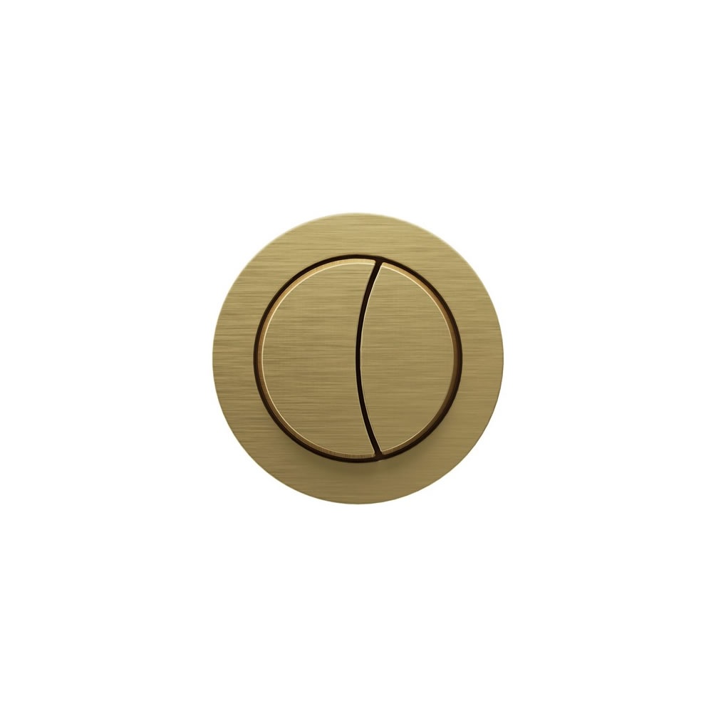 Crosswater Brushed Brass Dual Flush Button