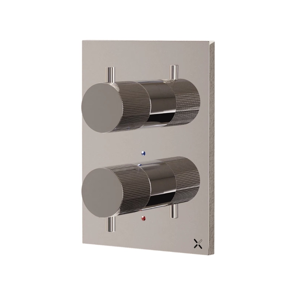 Crosswater Crossbox Chrome 1 Outlet Trimset Cut Out