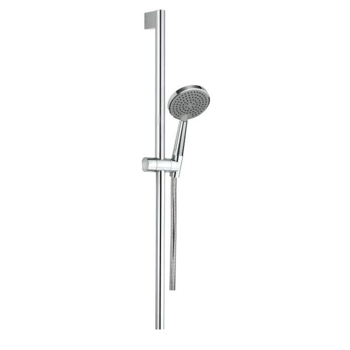 Product cutout image of Crosswater Ethos Package 1 Premium Shower Kit including head, rail and holder with hose