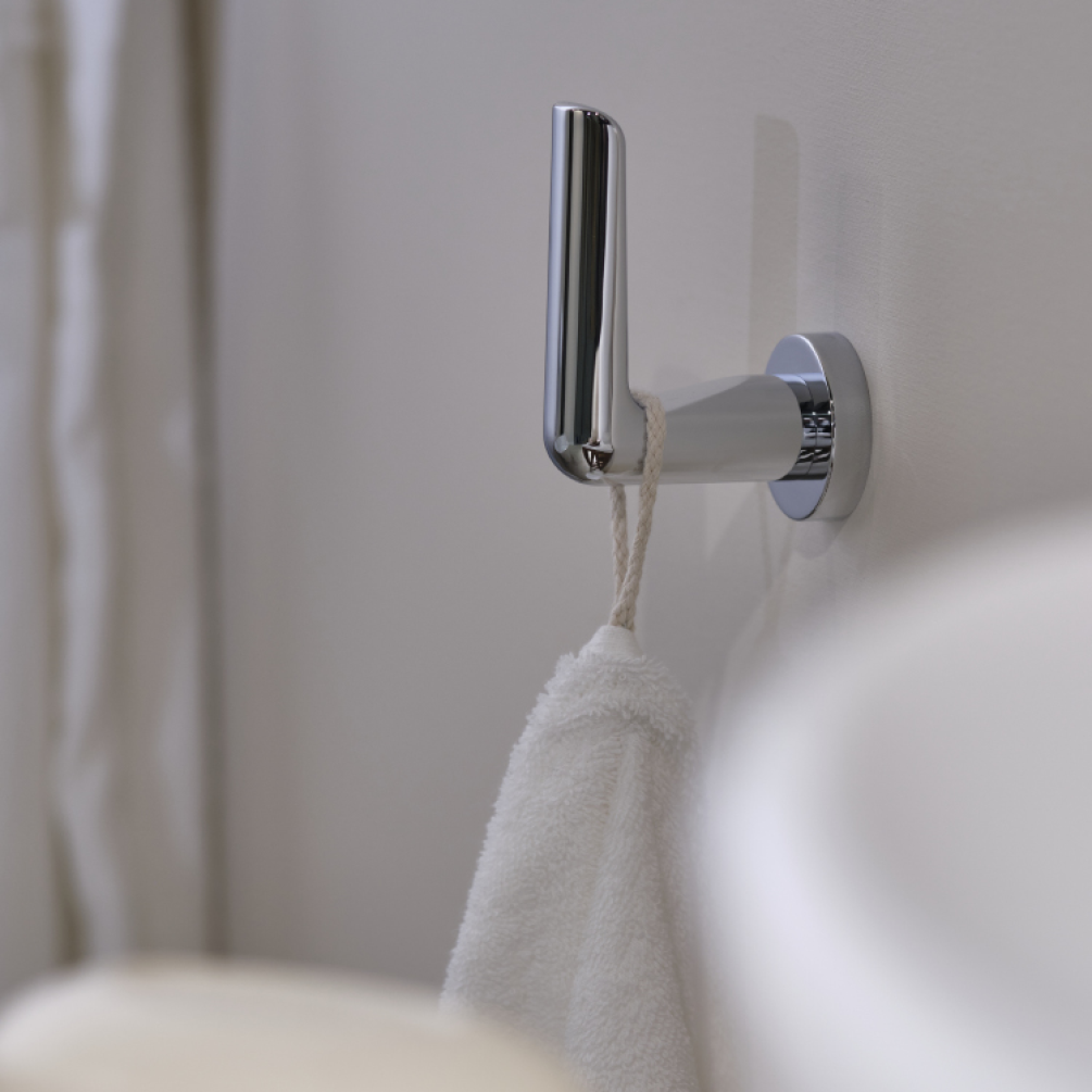 Photo of the Riobel Parabola Towel Hook in Chrome
