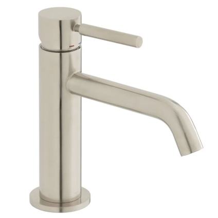 Cutout image of Vado Individual Origins Brushed Nickel Slimline Mono Basin Mixer