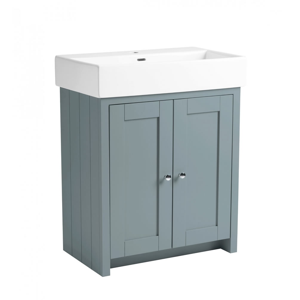 Tavistock Lansdown 700mm Matt Mineral Blue Freestanding Unit & Basin