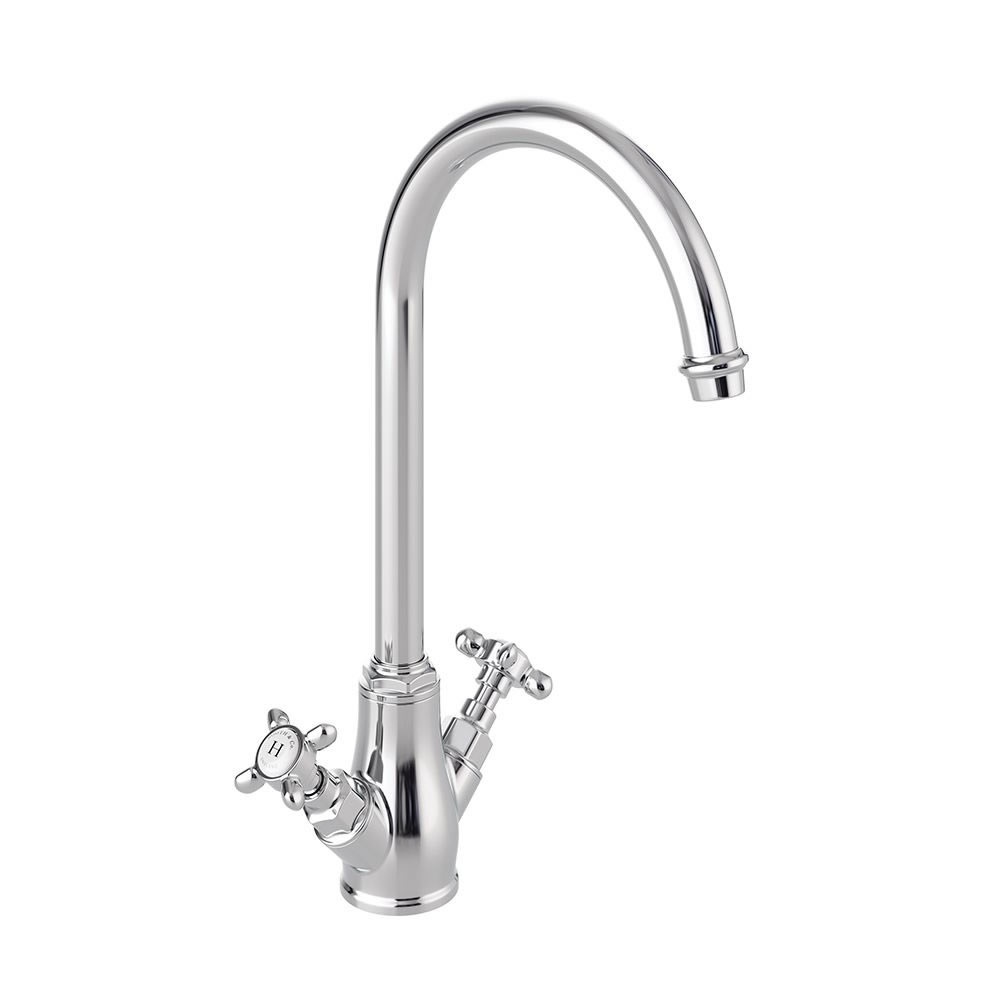 Booth & Co. Axbridge Cross Chrome Mono Kitchen Mixer
