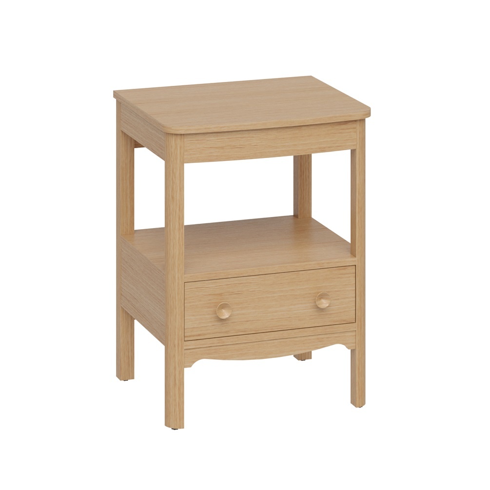Product cut out image of Burlington Guild 620 Light Oak Furniture Unit and Light Oak Worktop GU6500DLOK_FS GU620TLOK