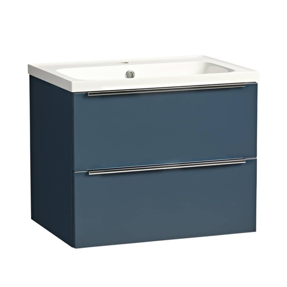 Tavistock Cadence 600mm Oxford Blue Wall Mounted Vanity Unit & Basin