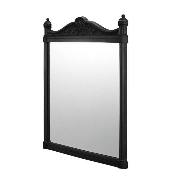 Burlington Georgian Mirror Black Aluminium Frame