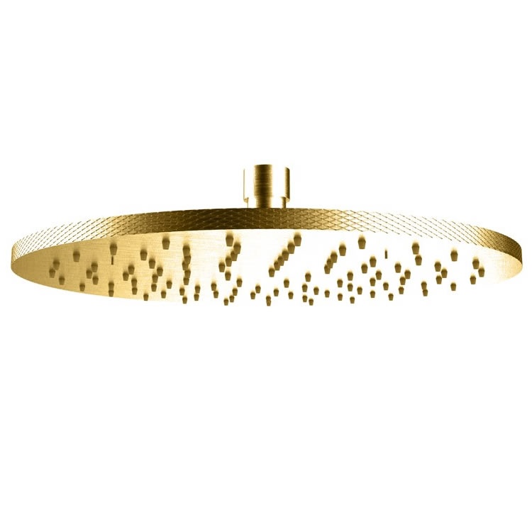 Crosswater Union Brushed Brass 250mm Shower Head Sanctuary Bathrooms