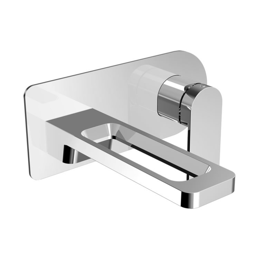 JTP Axel Chrome Single Lever Wall Mounted Basin Mixer