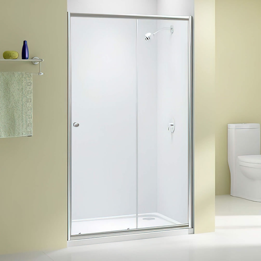 Lifestyle image of Merlyn Ionic Source 1100mm Sliding Shower Door