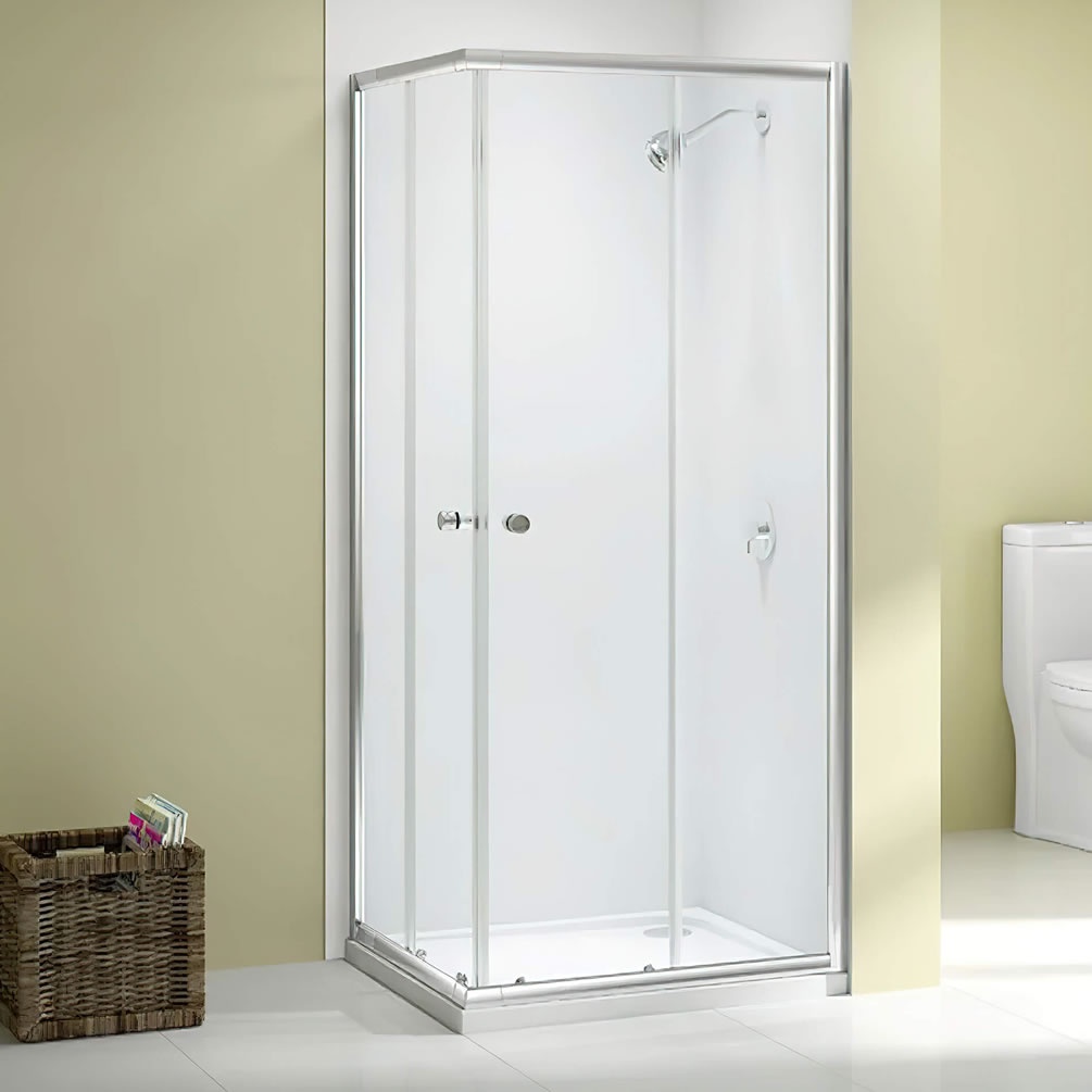 Lifestyle image of Merlyn Ionic Source 760/800mm Corner Shower Door