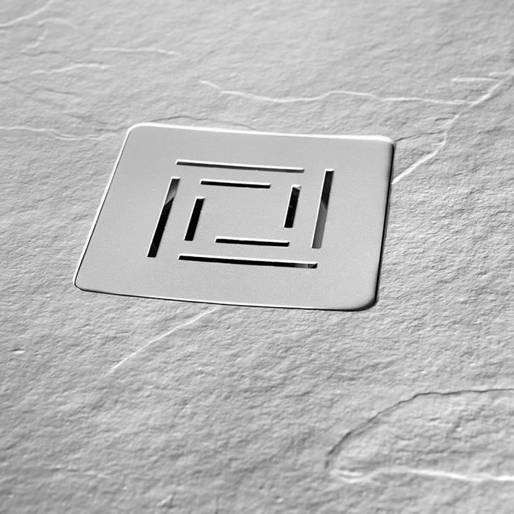 Merlyn Truestone White 1000 x 800mm Offset Quadrant Shower Tray