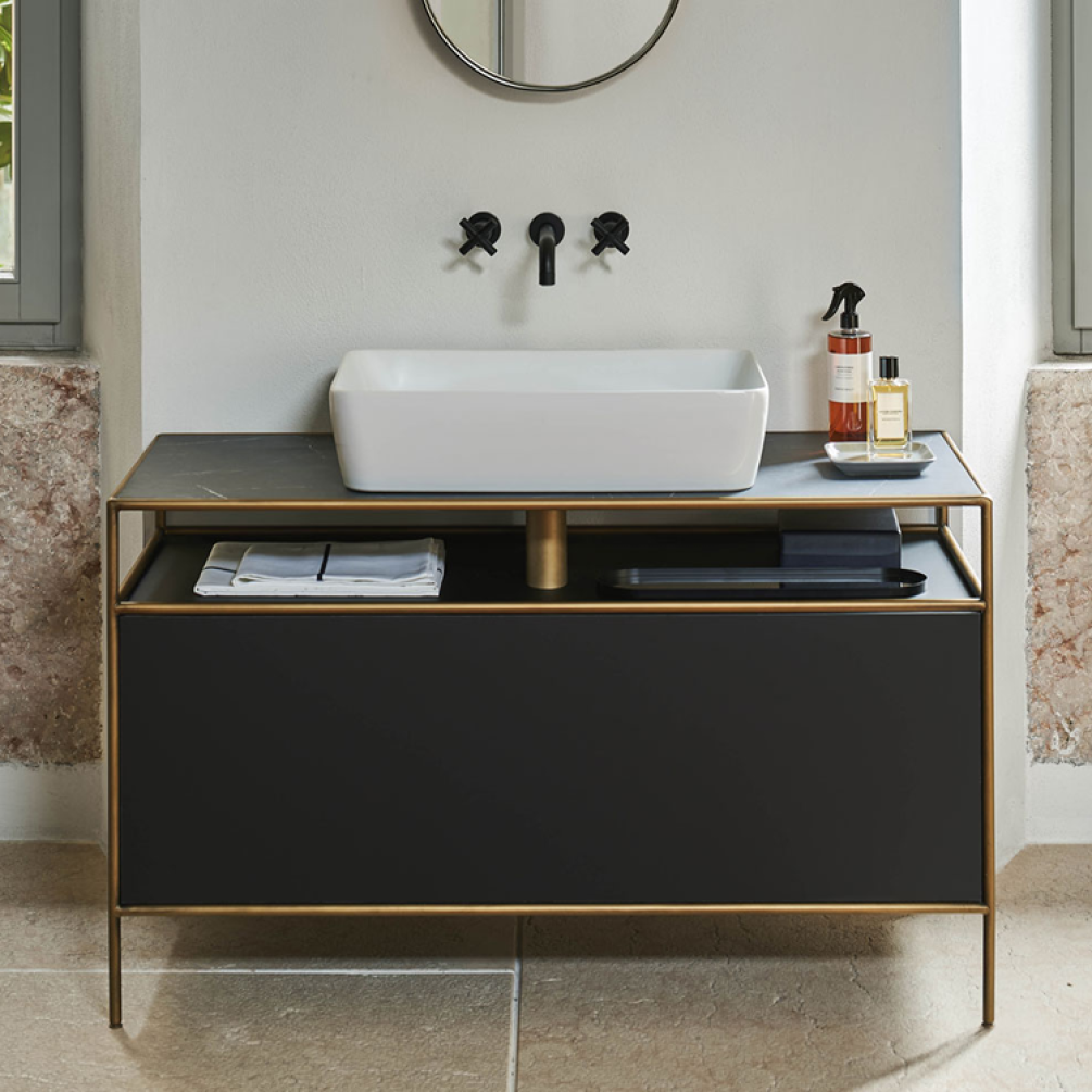 Lifestyle Photo of GSI Nubes 60 Rectangular Countertop Basin