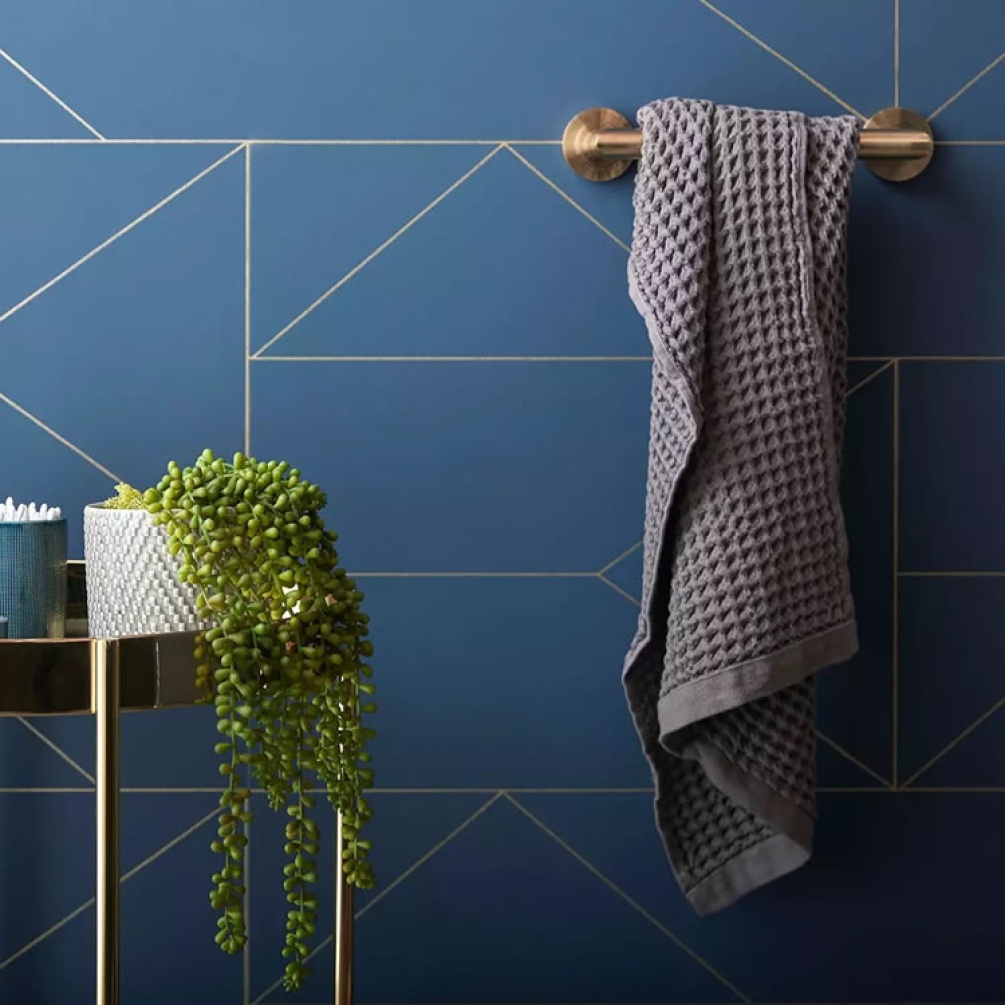 Lifestyle image of Vado Individual Spa Brushed Gold Grab Rail