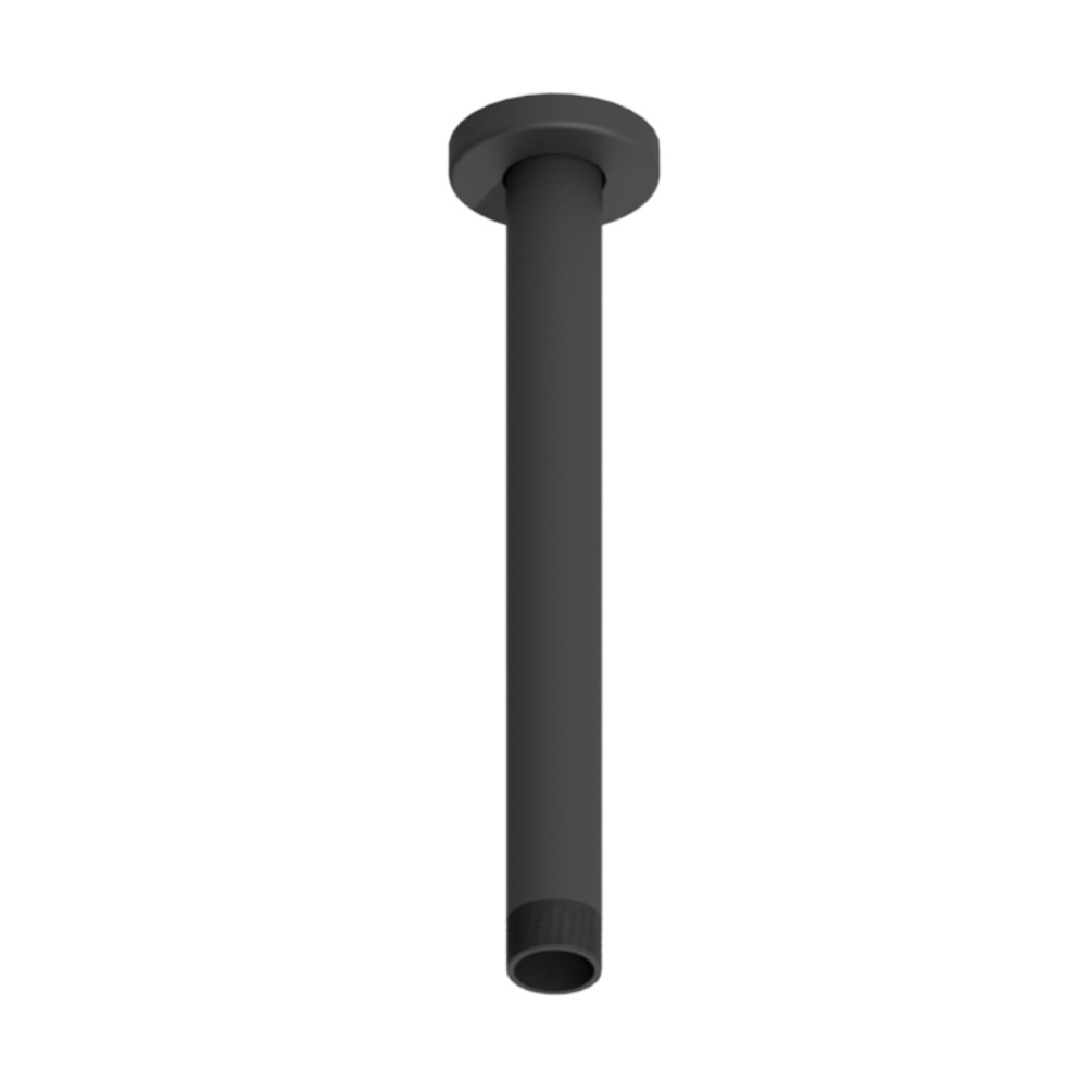 Product Cut out image of the Abacus Emotion Anthracite Round 250mm Fixed Ceiling Shower Arm