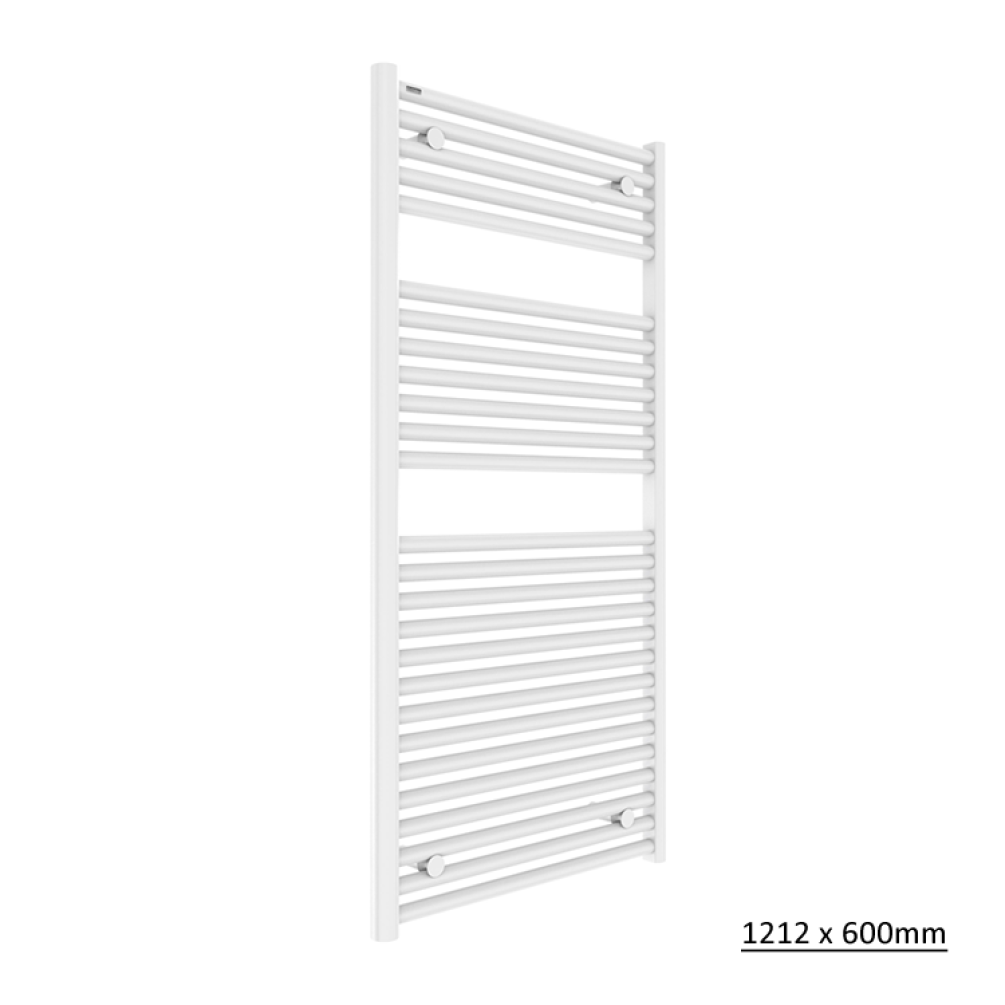 Photo of Tissino Hugo2 Mont Blanc Heated Towel Rail 1212 x 600mm Cutout