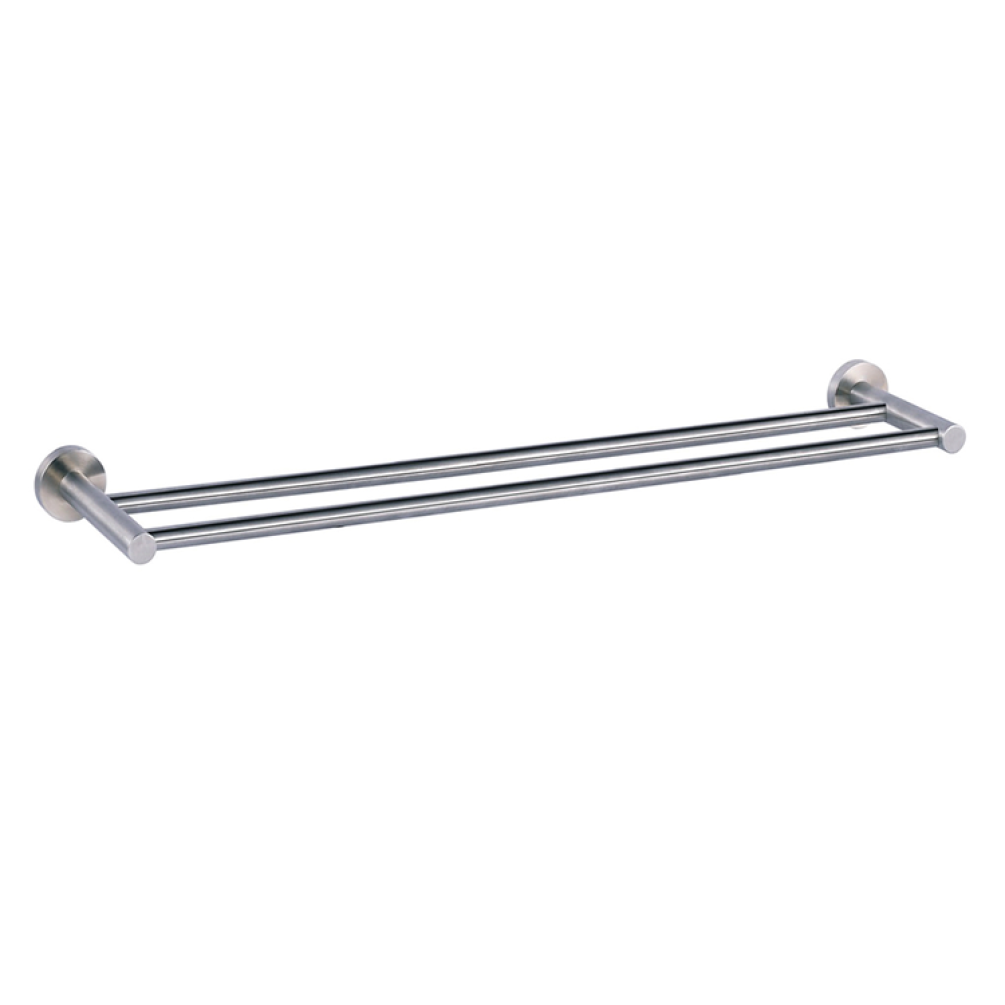 Photo of JTP Inox Brushed Stainless Steel Twin Towel Rail Cutout