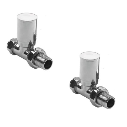 Radox Circulus Chrome Straight Wheelhead  Valve