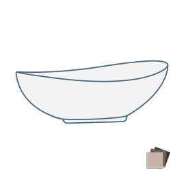 iconography image of solid surface material basins/bathroom sinks