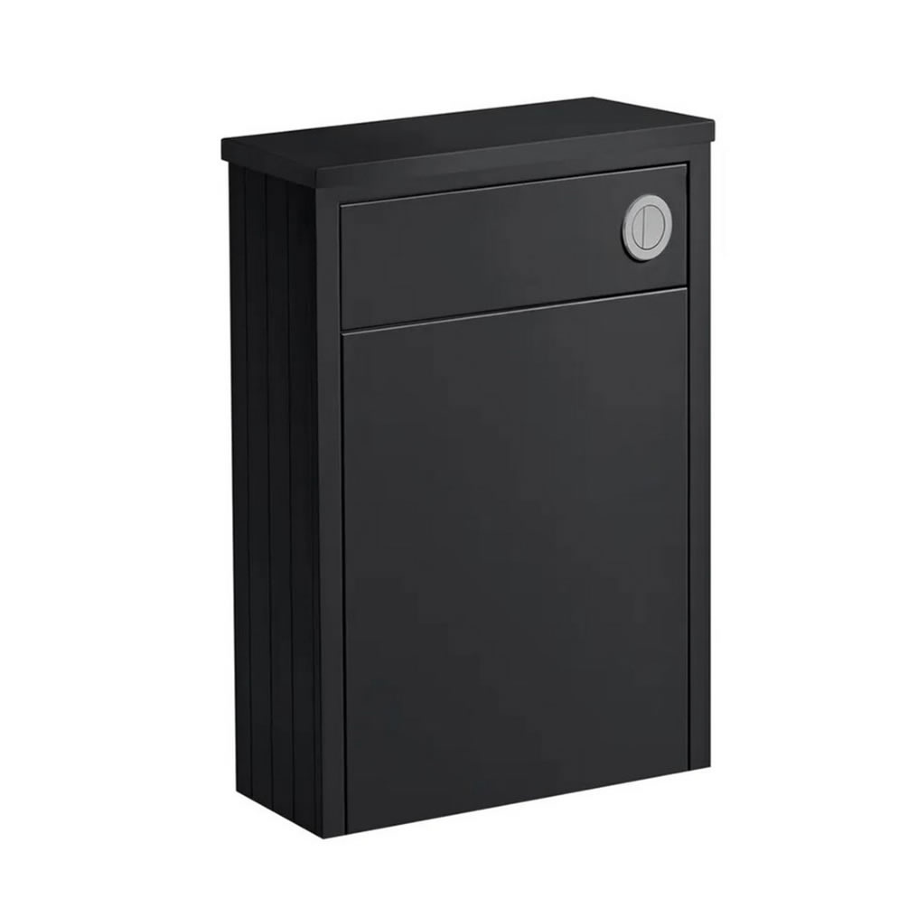 Tavistock Lansdown Matt Black Back to Wall WC Unit & Worktop