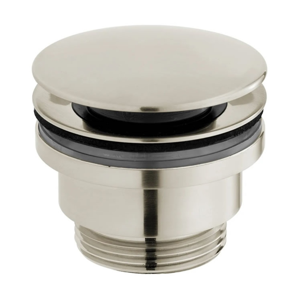 Cutout image of Vado Individual Brushed Nickel Universal Clic-Clac Basin Waste