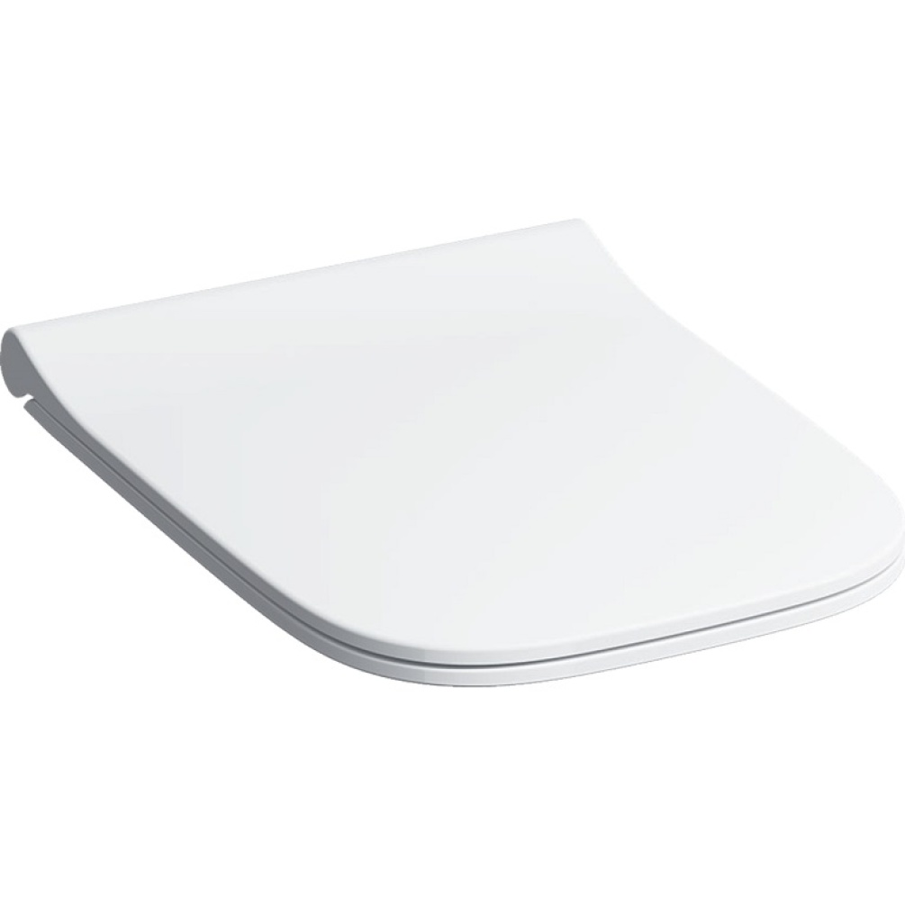 Product cut out image of Geberit Smyle Square Standard Sandwich Seat - 500.239.01.1