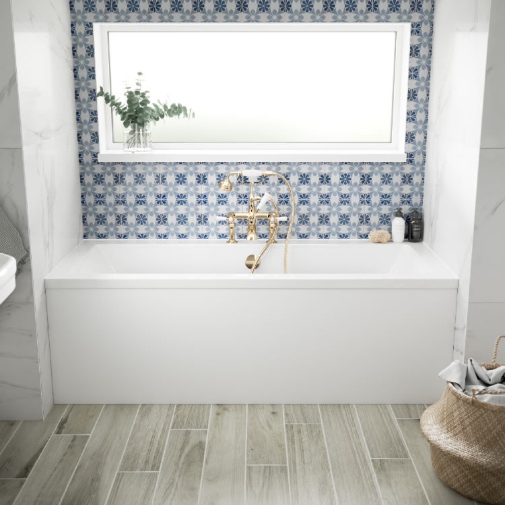 BC Designs SolidBlue Durham Double Ended Bath - Image 1