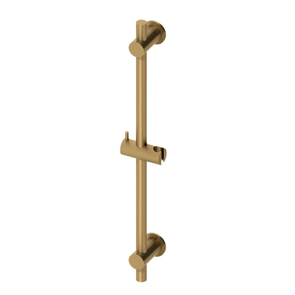 Product cut out image of the Abacus Emotion Brushed Brass 790mm Slide Rail