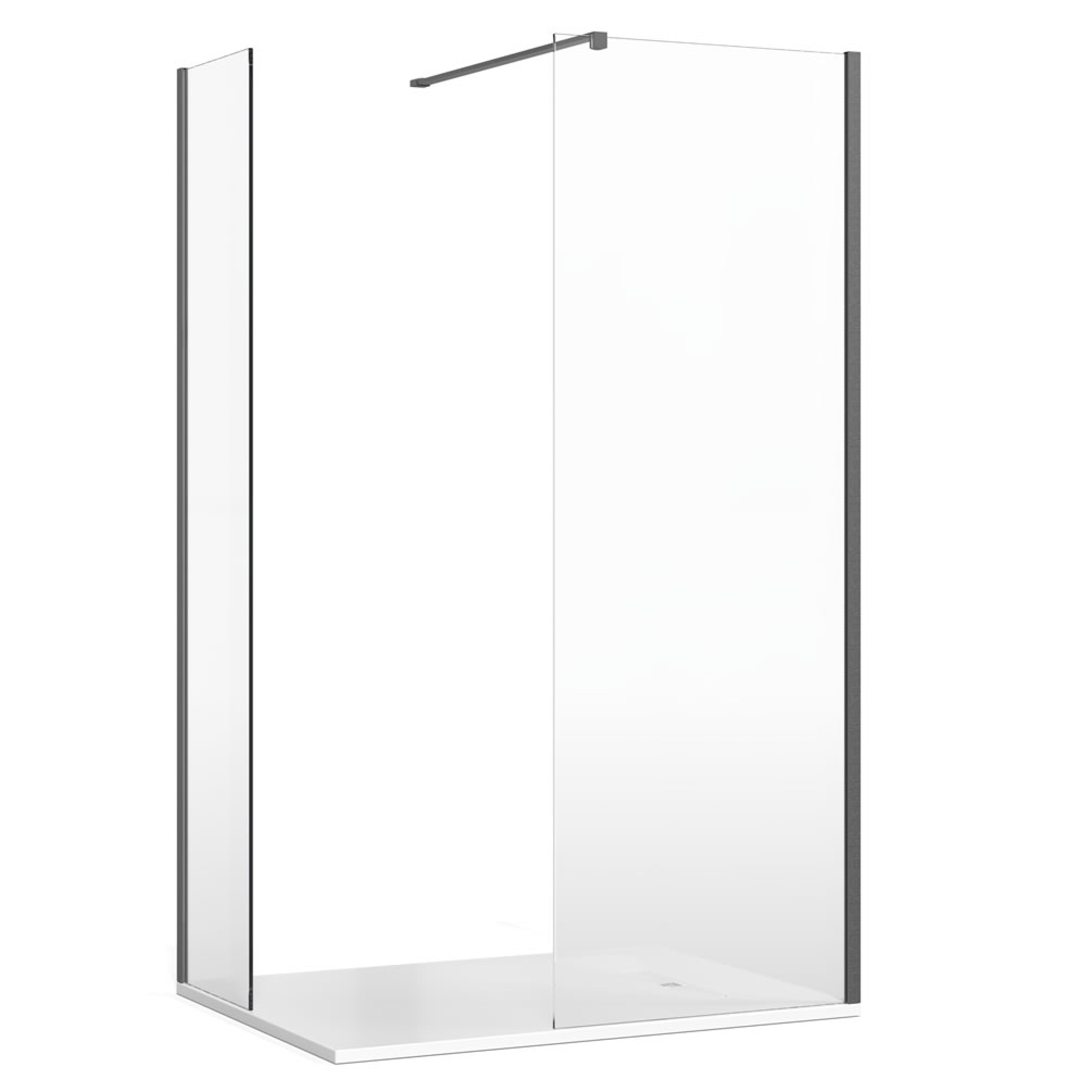 Slate 700 Crosswater Gallery 10 Slate 700 Wetroom Screen | Sanctuary Bathrooms