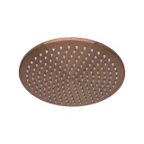 Cutout image of TED Brushed Bronze 250mm Round Rainfall Shower Head