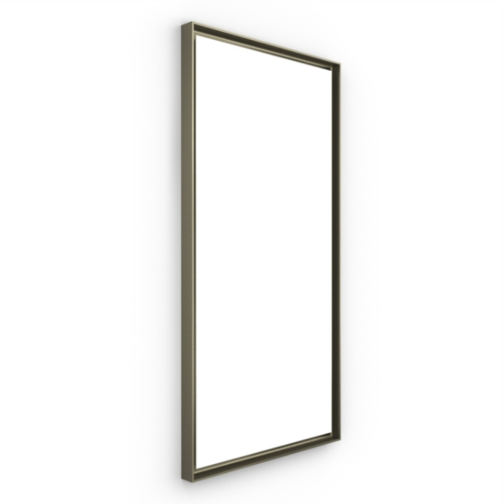 Product Cut out image of Origins Living Brooklyn Brushed Bronze 1400mm Rectangular Mirror on an angle