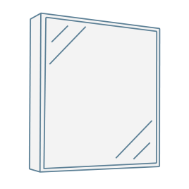 iconography image of a bathroom cabinet