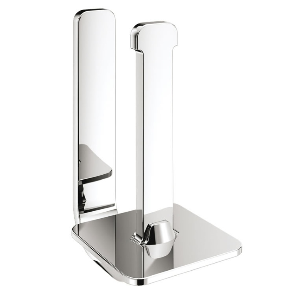 Cutout image of Origins Living Gedy Outline Spare Roll Holder Chrome.