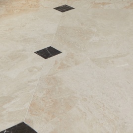 image of stone bathroom floor tiles - ca pietra empress marble stone honed bathroom floor tiles