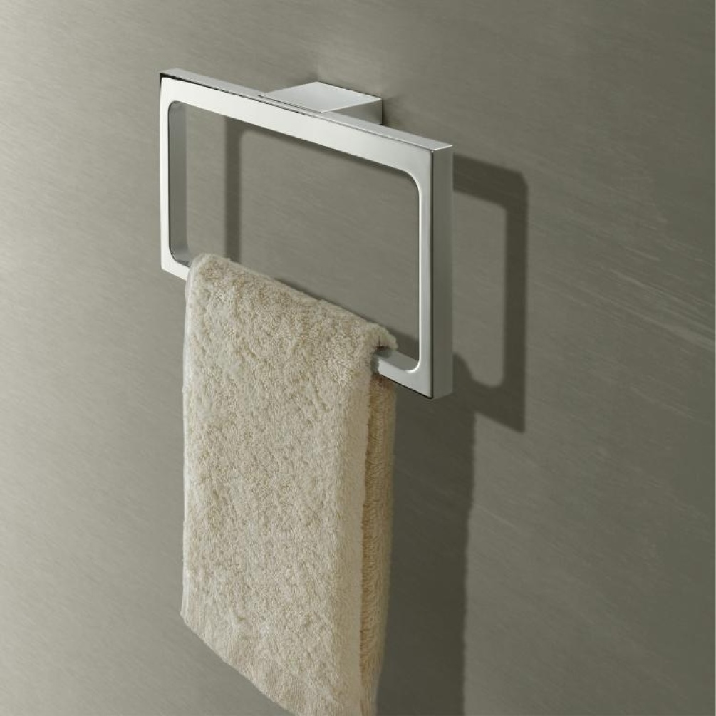 Product Lifestyle image of Keuco Edition 11 Chrome Towel Ring 11121 010000
