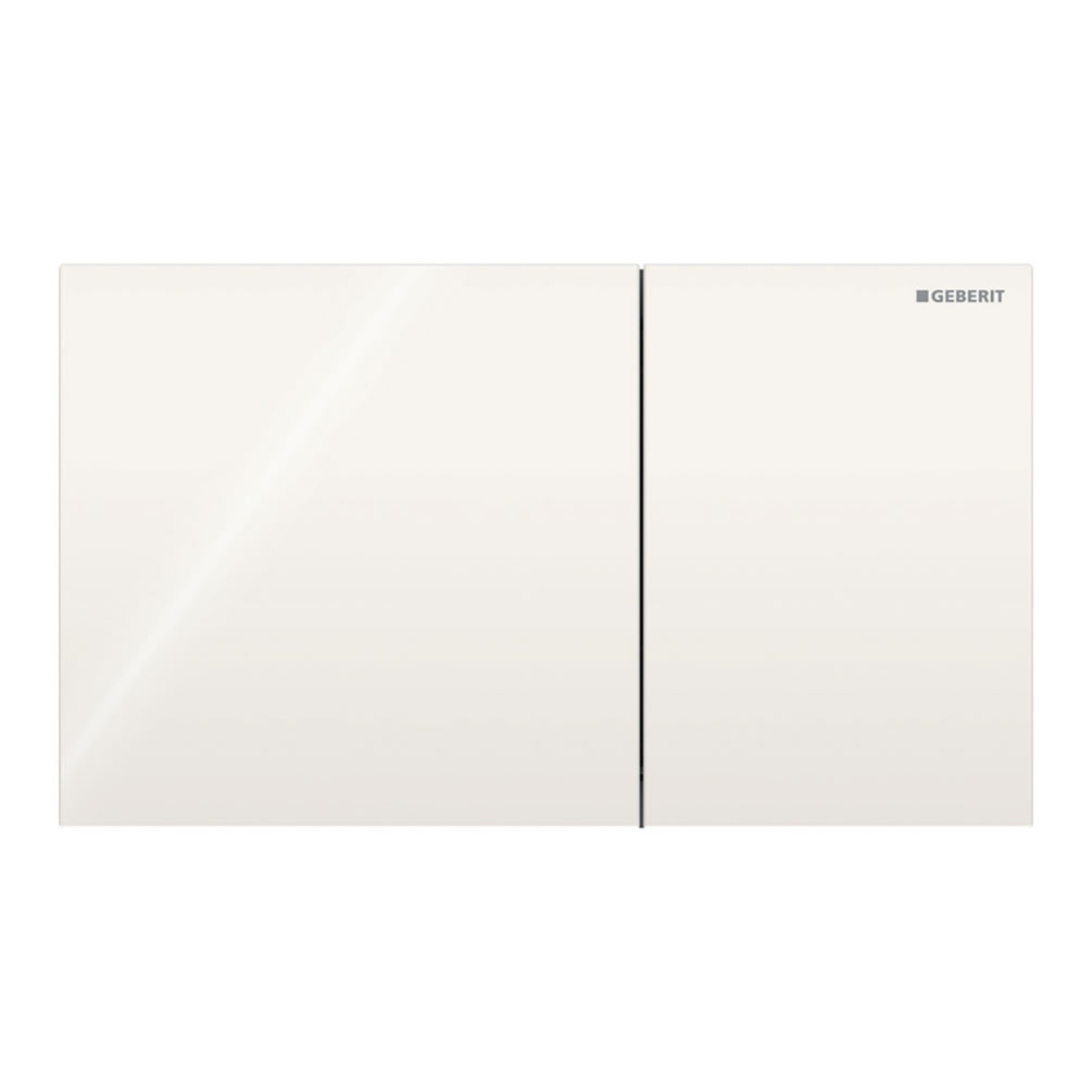 Cutout image of Geberit Sigma70 Sand Grey Glass Dual Flush Plate
