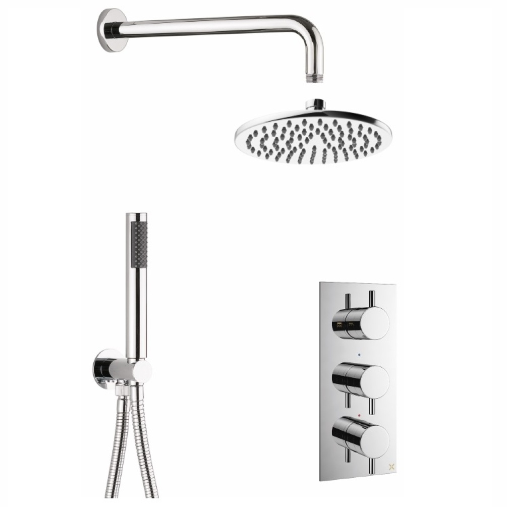 Crosswater MPRO 2 Outlet 3 Control Shower Bundle