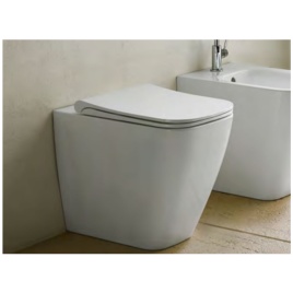 Lifestyle image of GSI Nubes Back-to-Wall Toilet