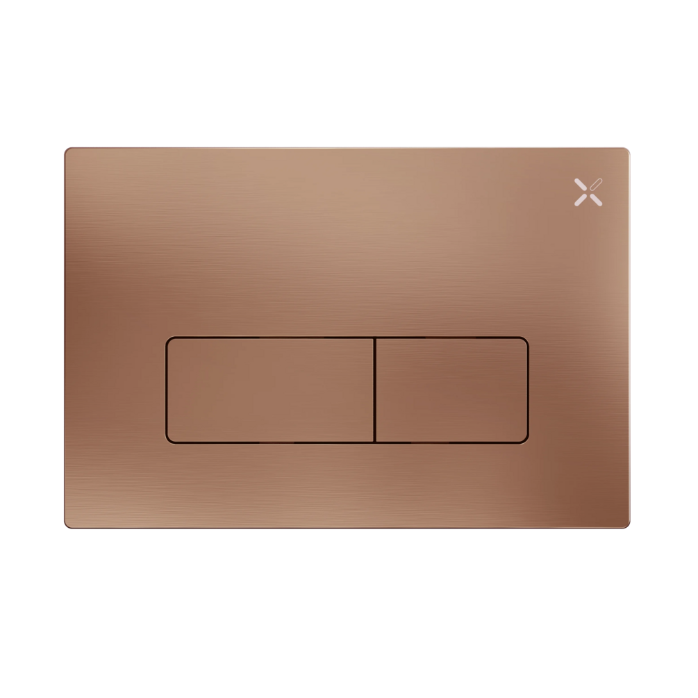 Crosswater MPRO Brushed Bronze Dual Flush Plate