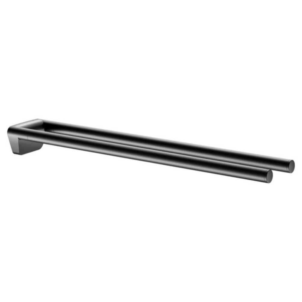 Product Cut out image of Keuco Reva Fixed Double Towel Holder 12818 370000