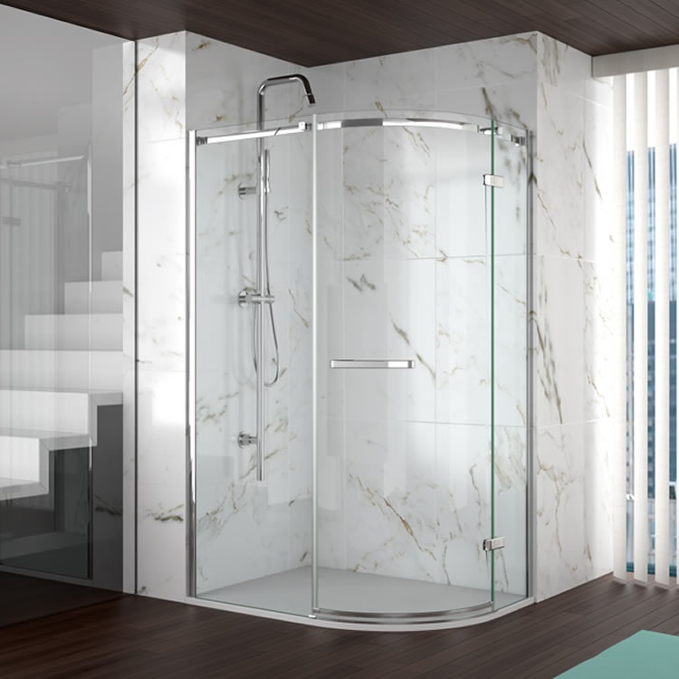 Merlyn 8 Series 1 Door Offset Quadrant Shower Door Sanctuary Bathrooms