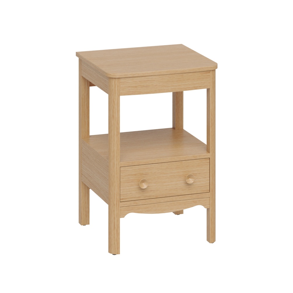 Product cut out image of Burlington Guild 560 Light Oak Furniture Unit and Light Oak Worktop GU5600DLOK_FS GU560TLOK
